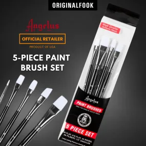 Angelus 5 Piece Paint Brush Set