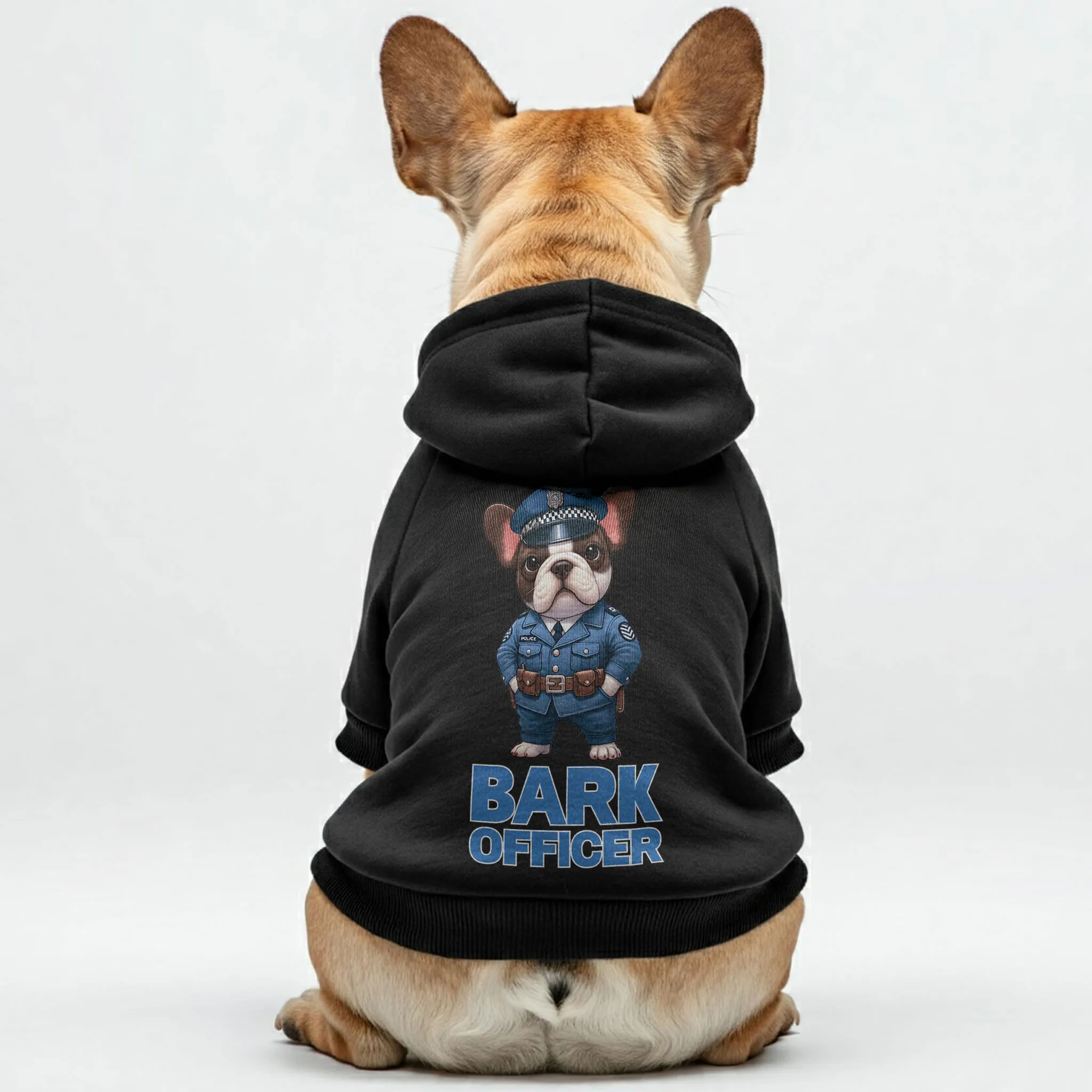 Bark Officer - Personalized French Bulldog Hoodies with Funny Quotes – Stylish, Cozy, and Premium 100% Cotton