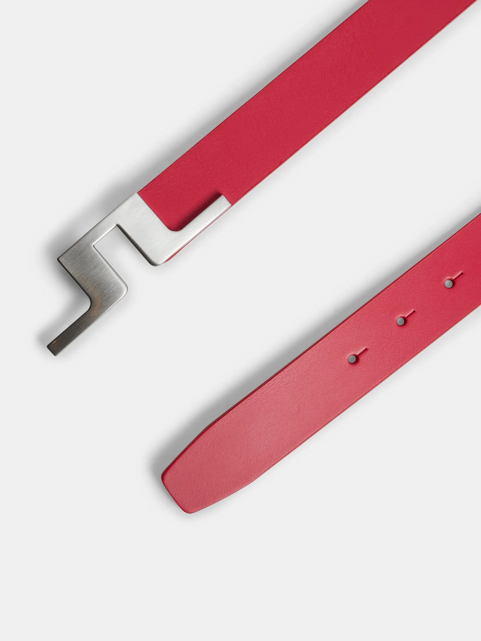 Betsy Leather Belt / Rose Red