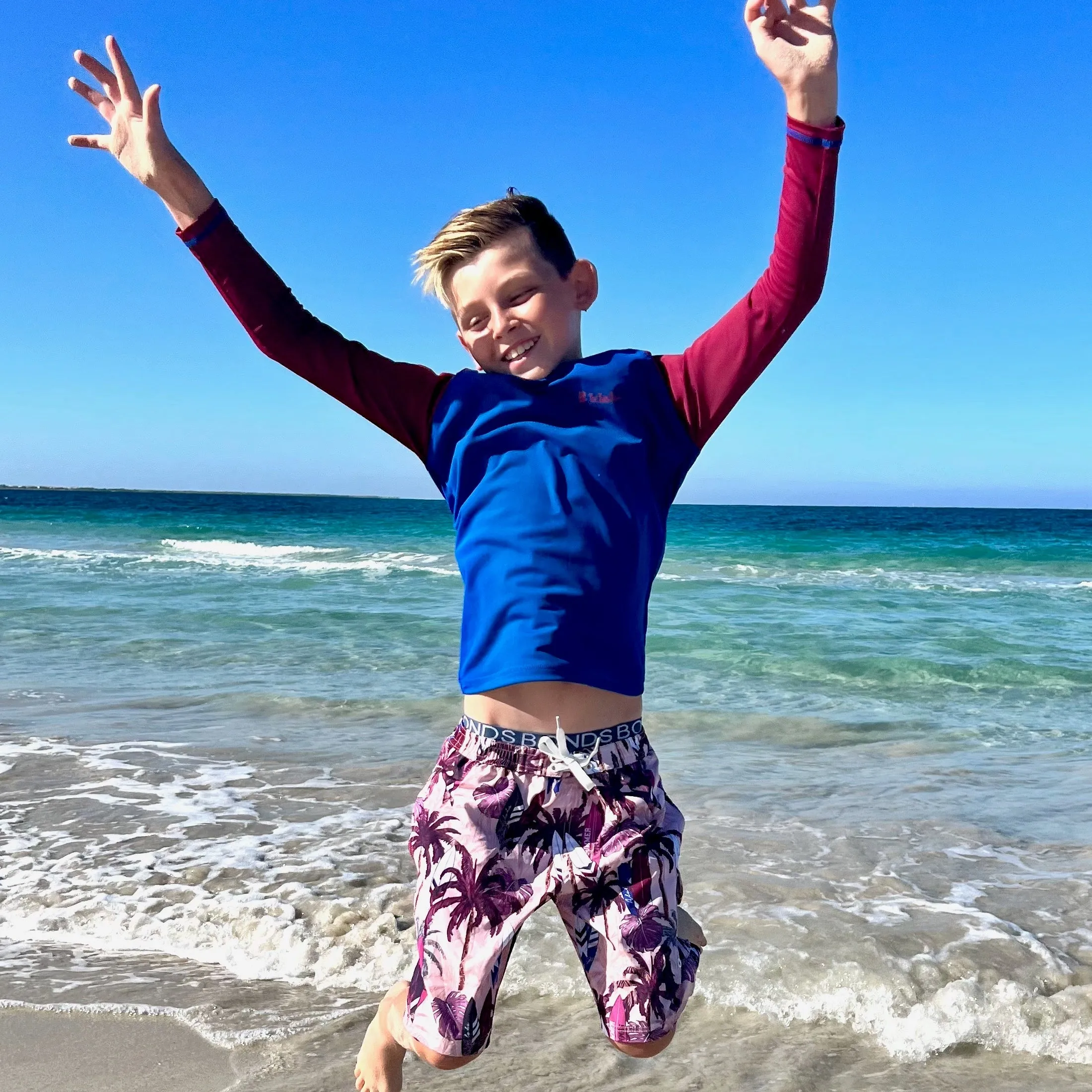 Boys Sunsafe Long Sleeve Rashguard | Surf's Up!