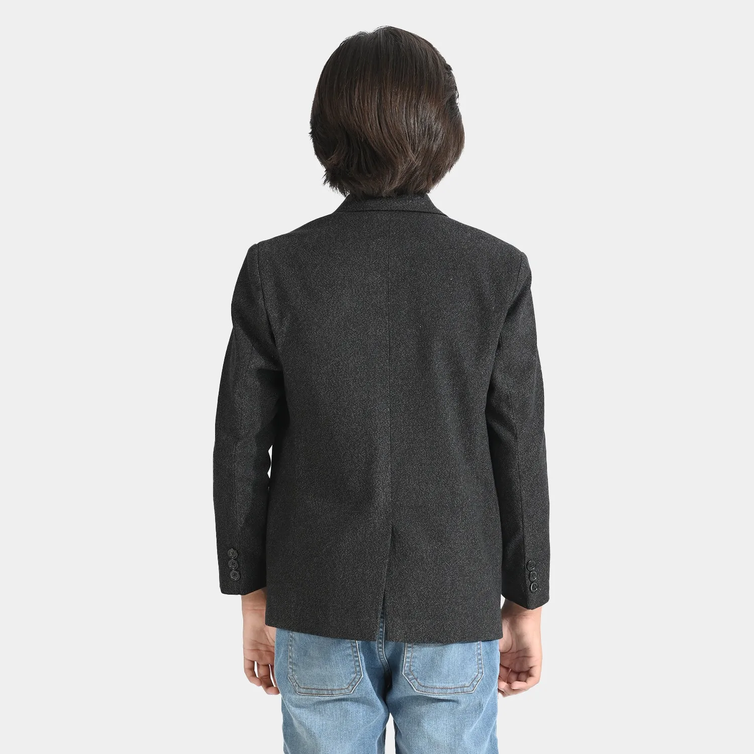 Boys Wool Blazer -GREY