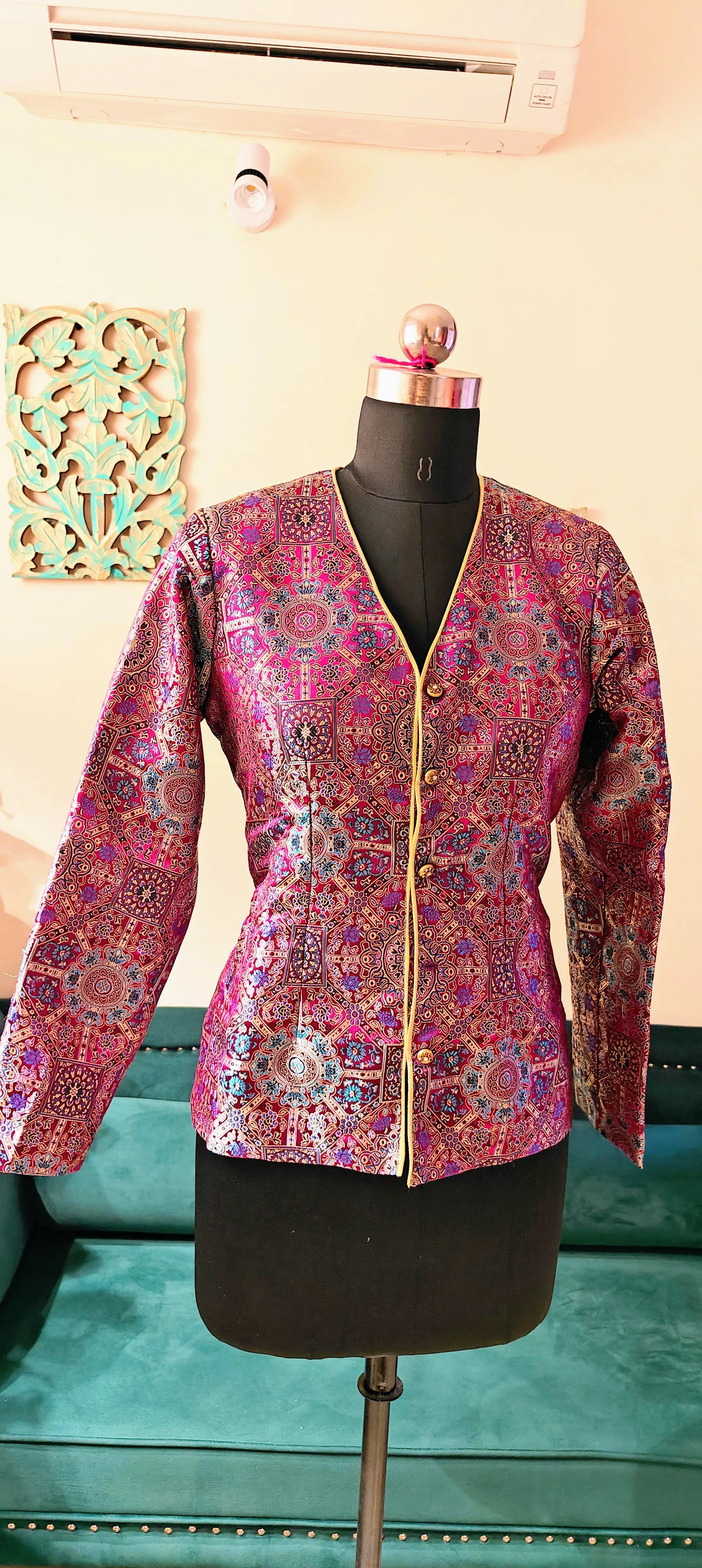 Brocade Jacket(Purple)