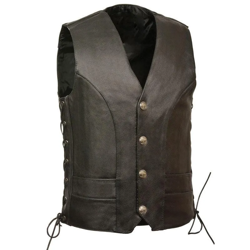 BUFFALO SNAP SIDE LACE VEST FOR MEN