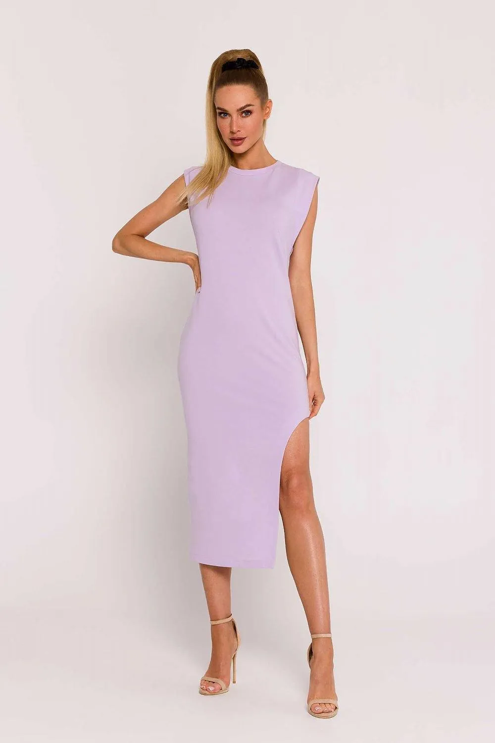 Chic Knitted Midi Elegance Dress