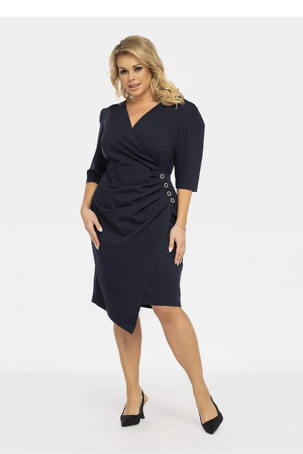 Chic Plus Size Alena Envelope Dress