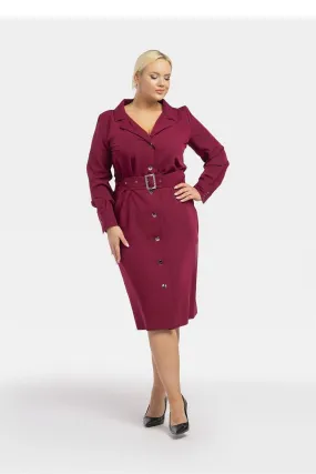 Chic Plus Size Professional Dress - Karko