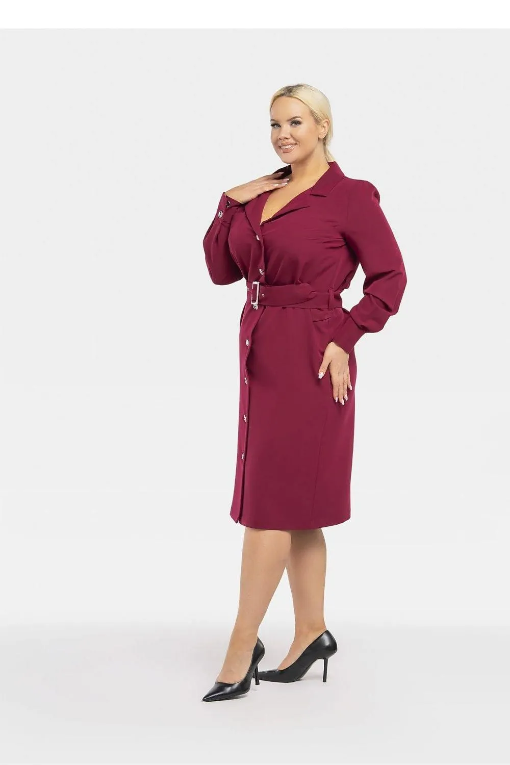 Chic Plus Size Professional Dress - Karko