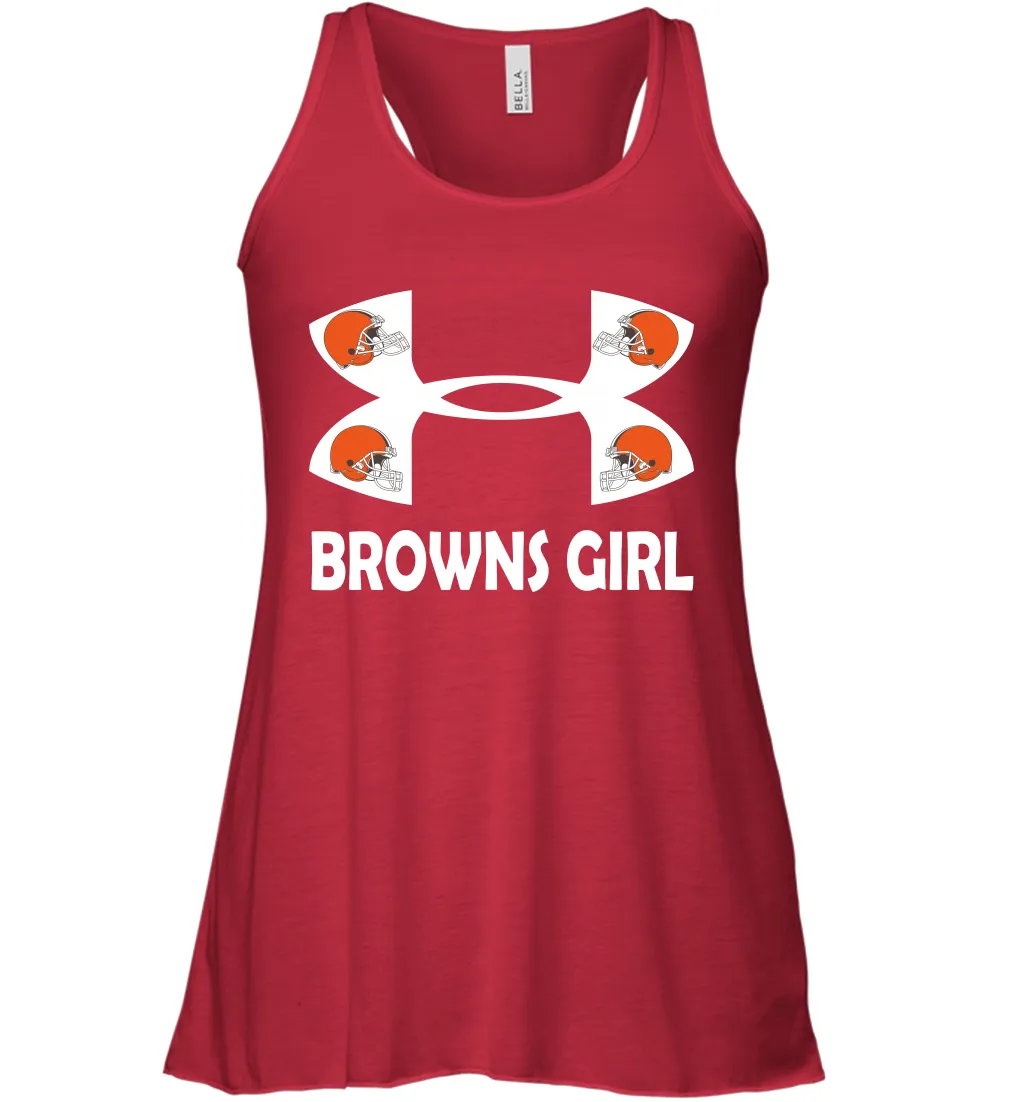 Cleveland Browns Girl Under Armour Football Tank