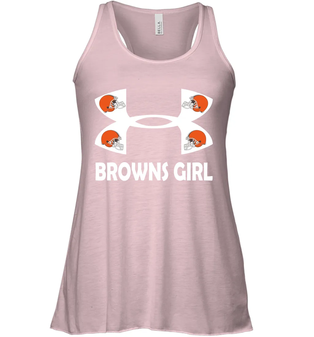 Cleveland Browns Girl Under Armour Football Tank