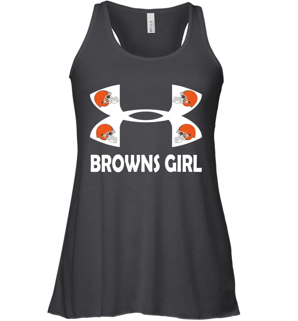 Cleveland Browns Girl Under Armour Football Tank