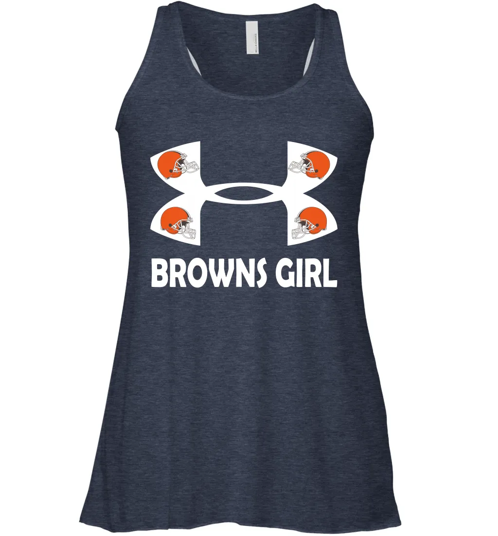 Cleveland Browns Girl Under Armour Football Tank