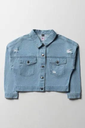 Denim Trucker Jacket Light Blue