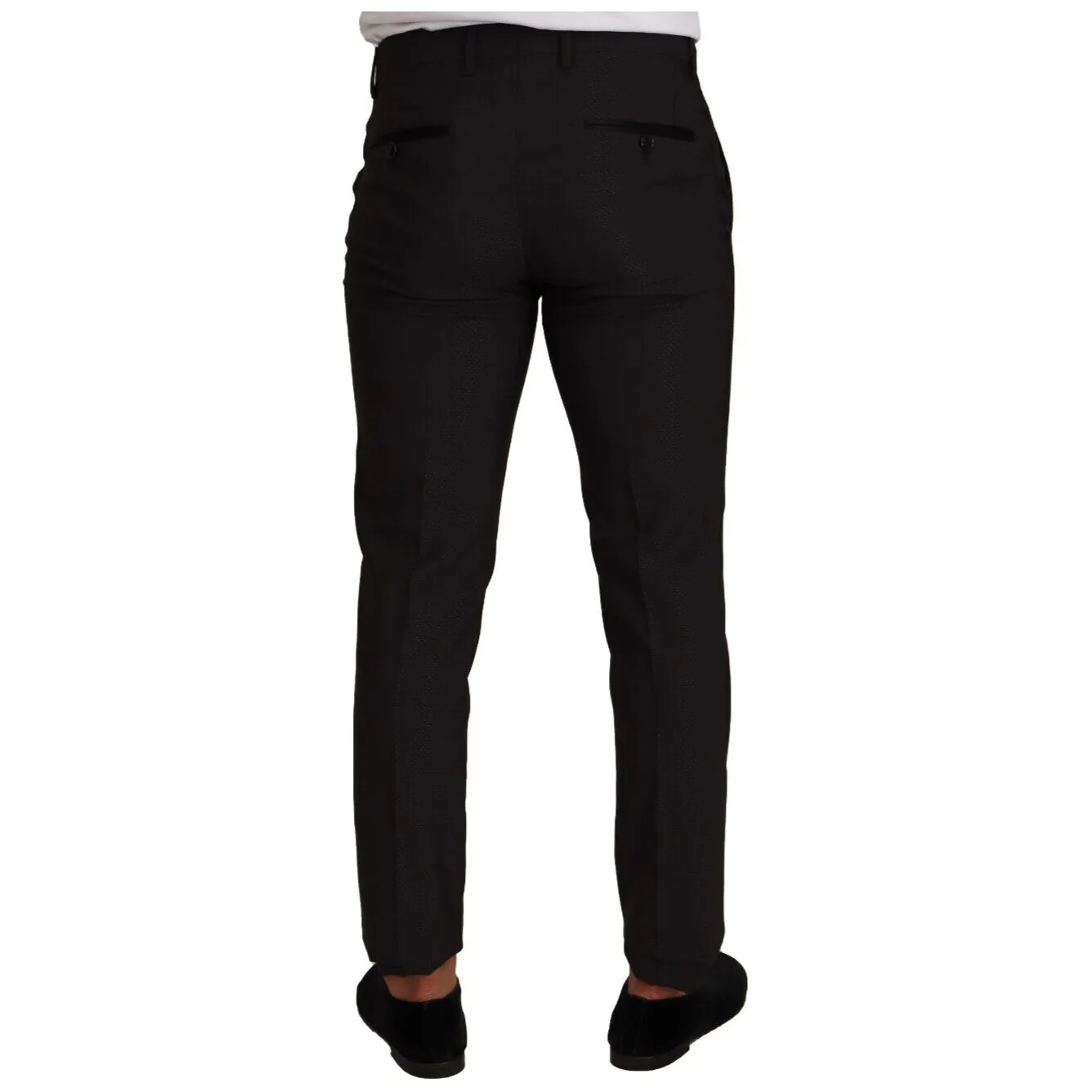 Dolce & Gabbana Elegant Skinny Tuxedo Trousers