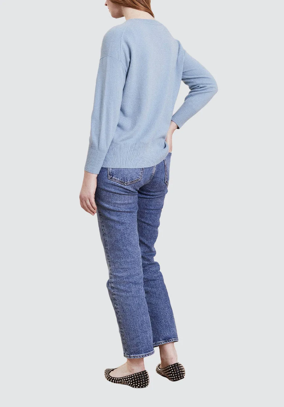 Easy Cashmere Sweatshirt | Glacier