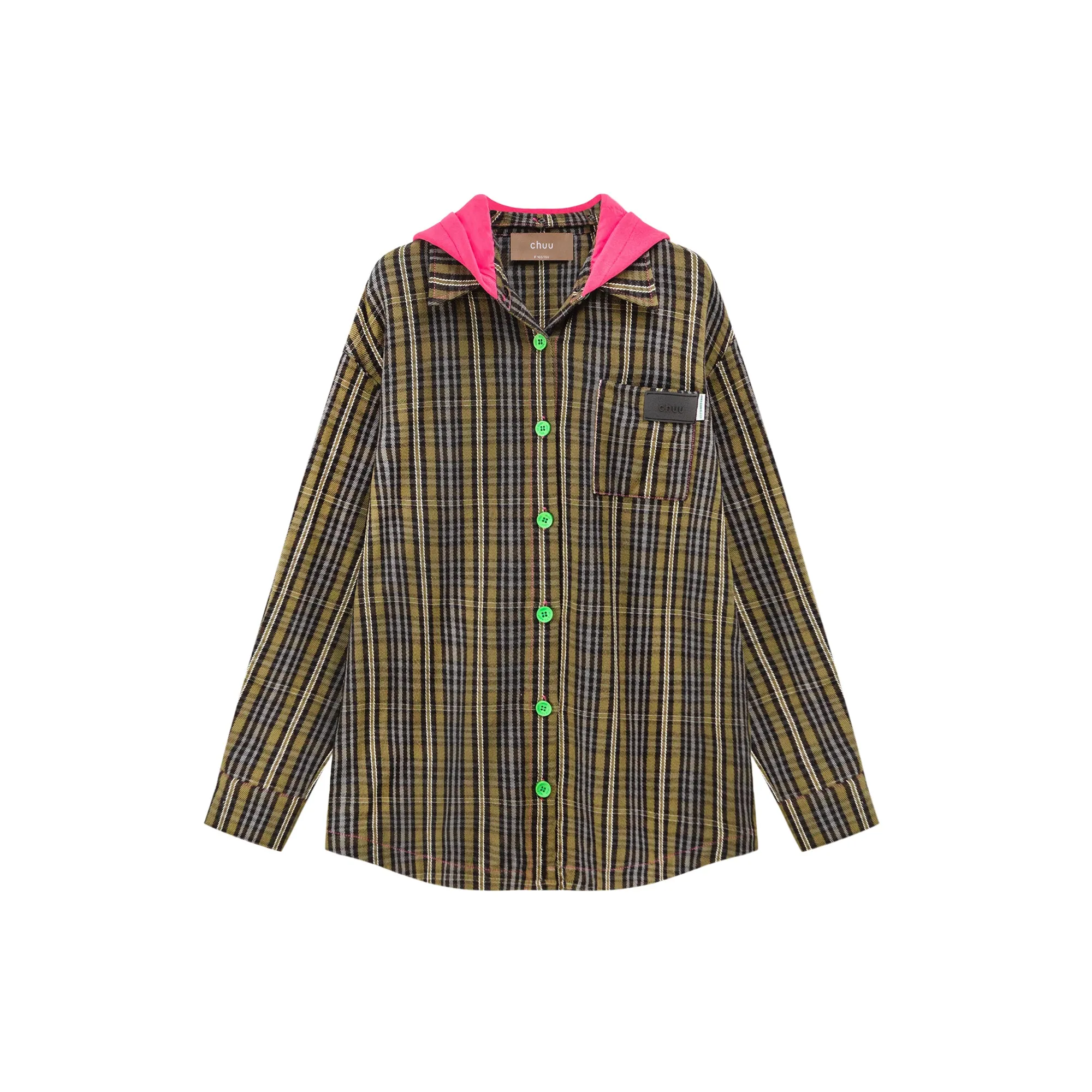 Easy Loving Me Vintage Check Hooded Shirt