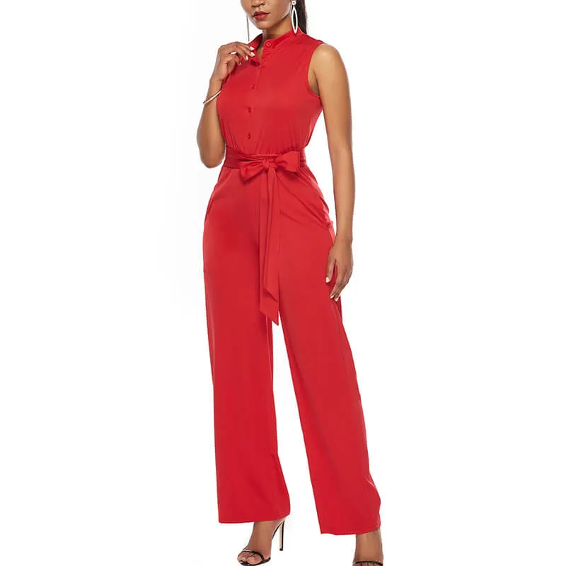 Elegant Wide Leg Jumpsuit