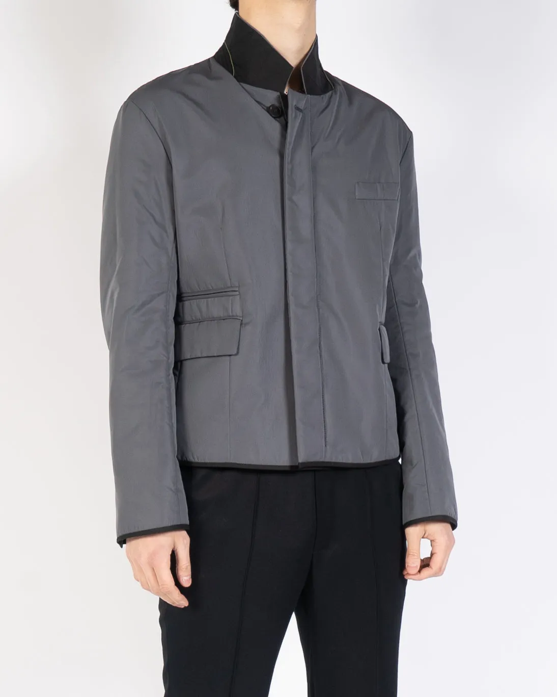 FW19 Padded Grey Nyon Zip Jacket