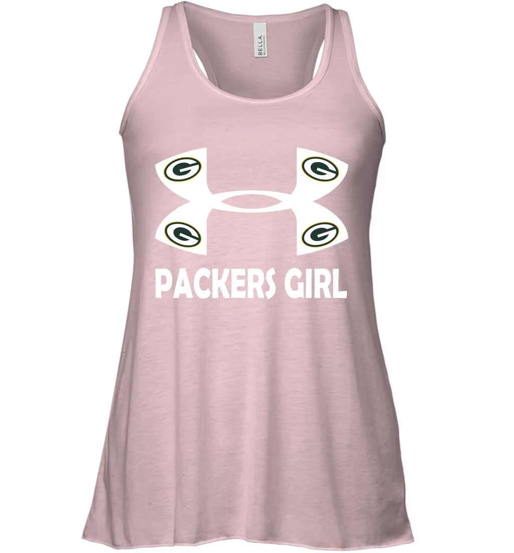 Green Bay Packers Girl Under Armour Football Tank