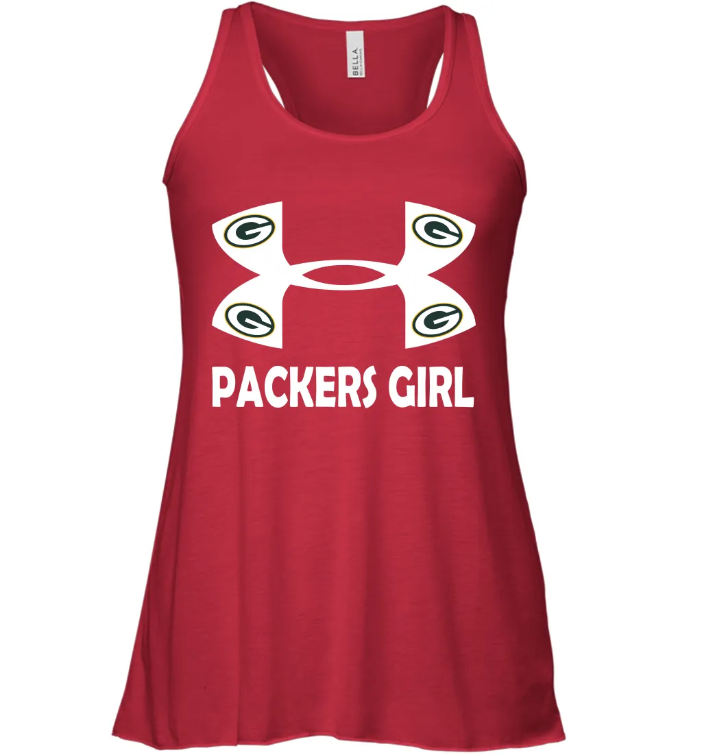 Green Bay Packers Girl Under Armour Football Tank