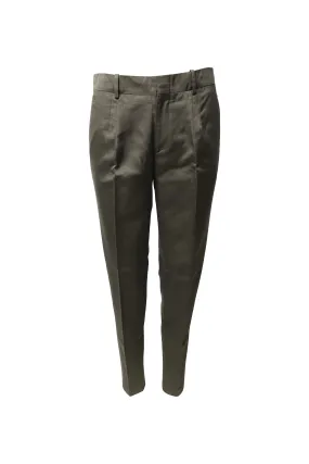 Gucci Tapered Trousers in Green Cotton