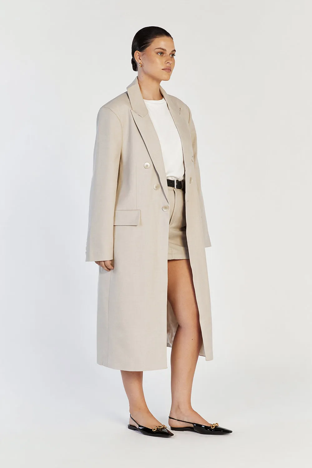 HARLEY STONE LONGLINE COAT