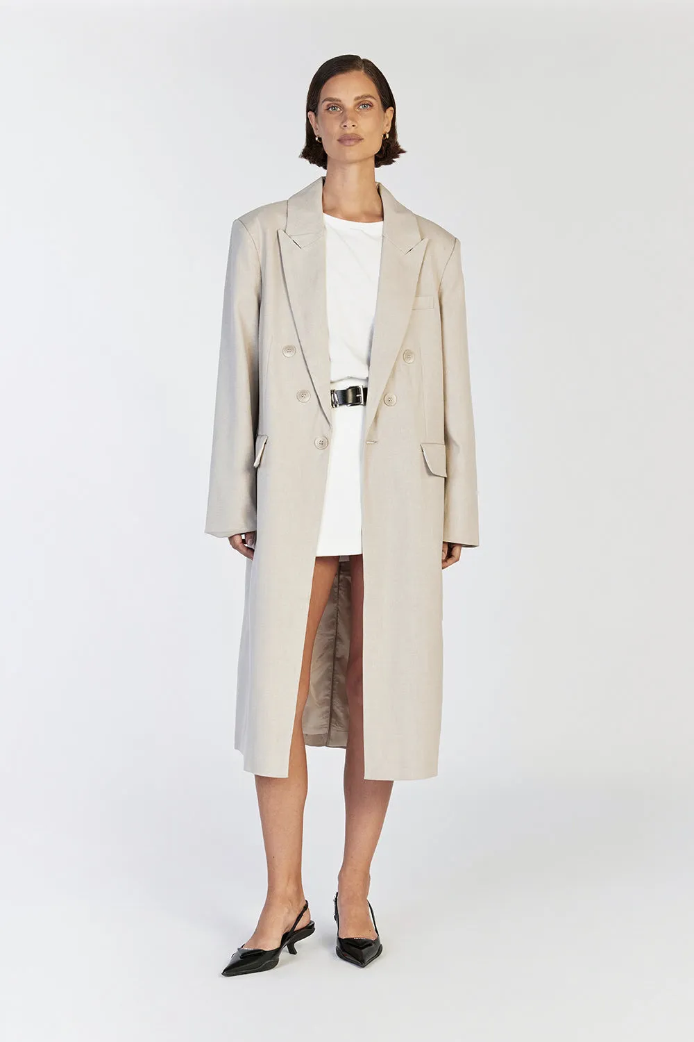 HARLEY STONE LONGLINE COAT