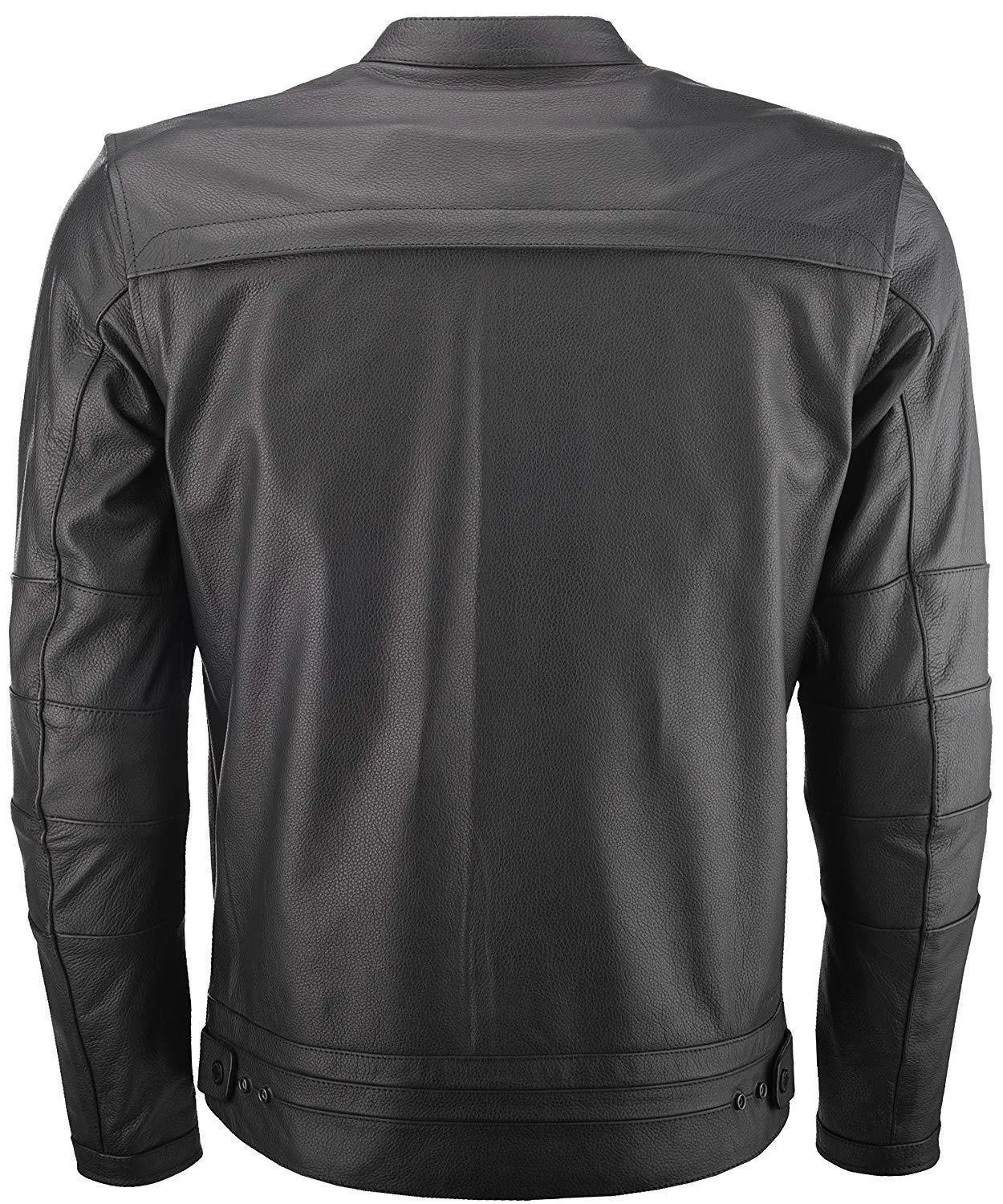 Highway 21 Primer Men's Black Leather Jacket