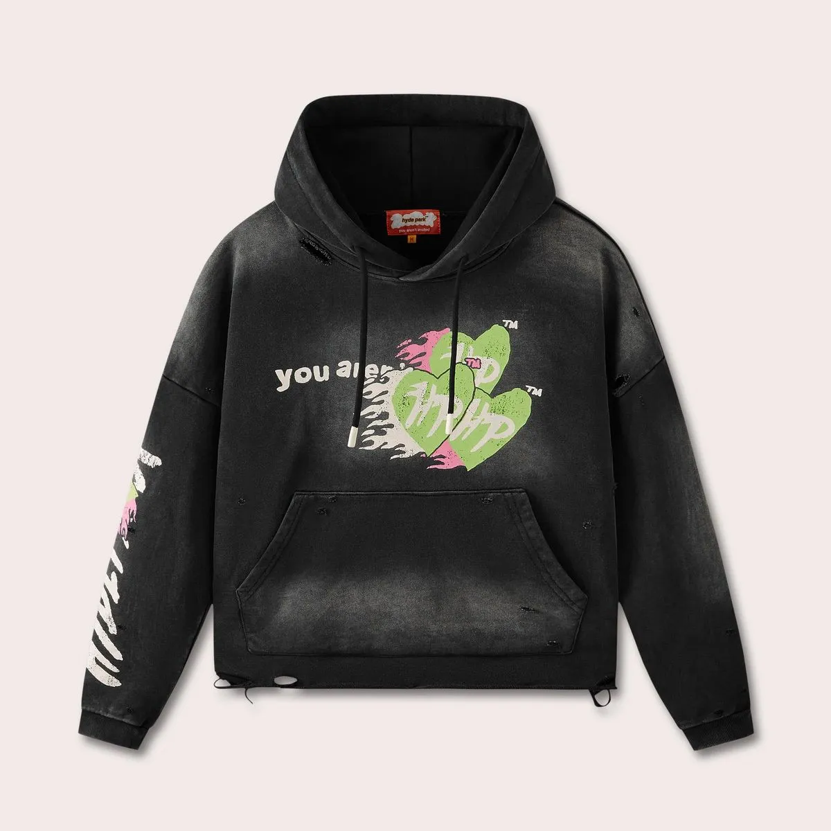 Hyde Park Easy Does It Hoodie (Black/Green)