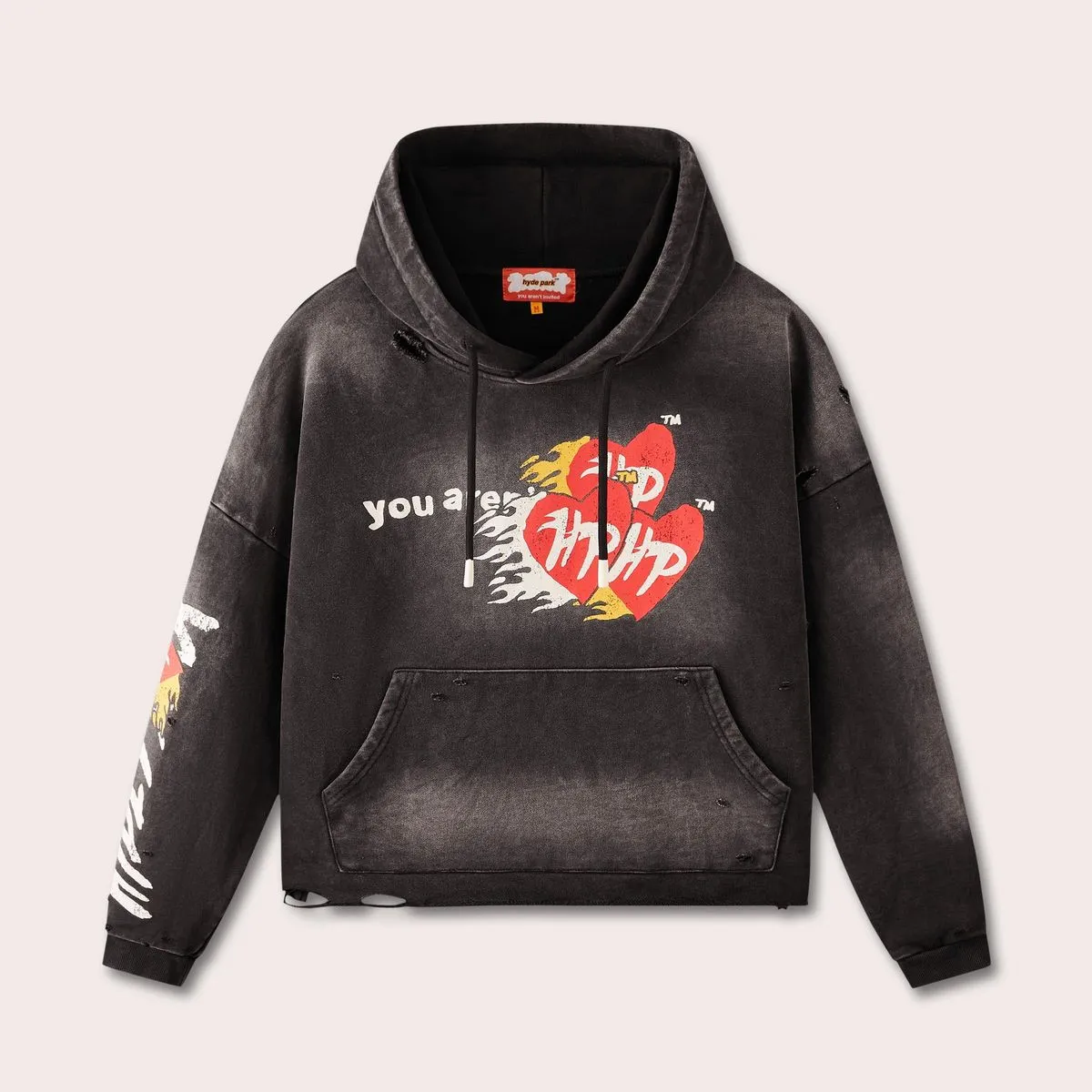 Hyde Park Easy Does It Hoodie (Black/Red)