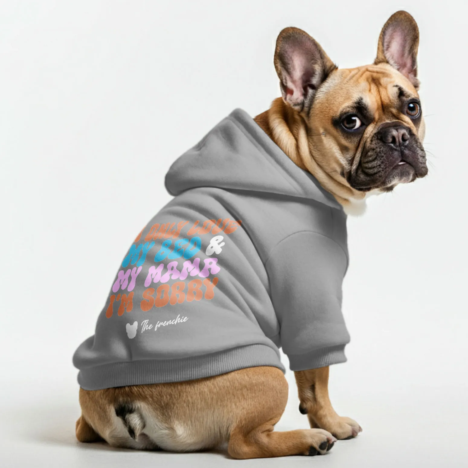 i only love - Personalized French Bulldog Hoodies with Funny Quotes – Stylish, Cozy, and Premium 100% Cotton