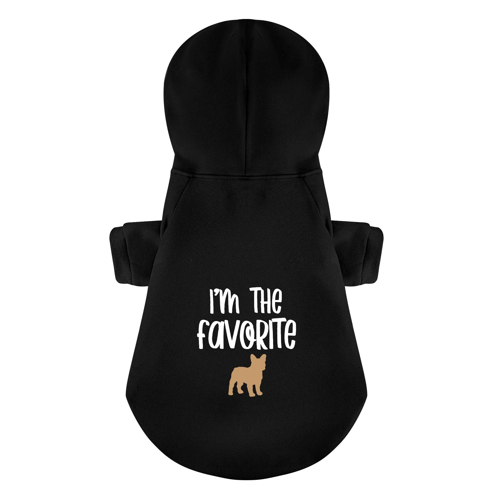 I’m the favorite  and No, I’m the favorite  - Matching French Bulldog Hoodies – Stylish, Cozy & Personalized!