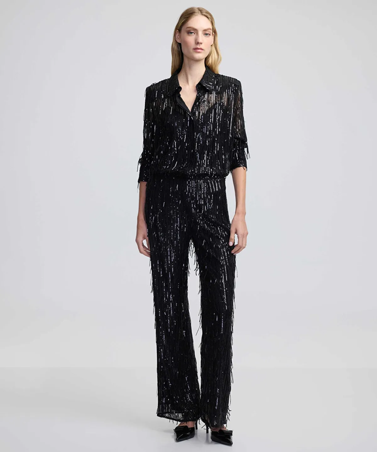 Ipekyol Sequined Trousers Black