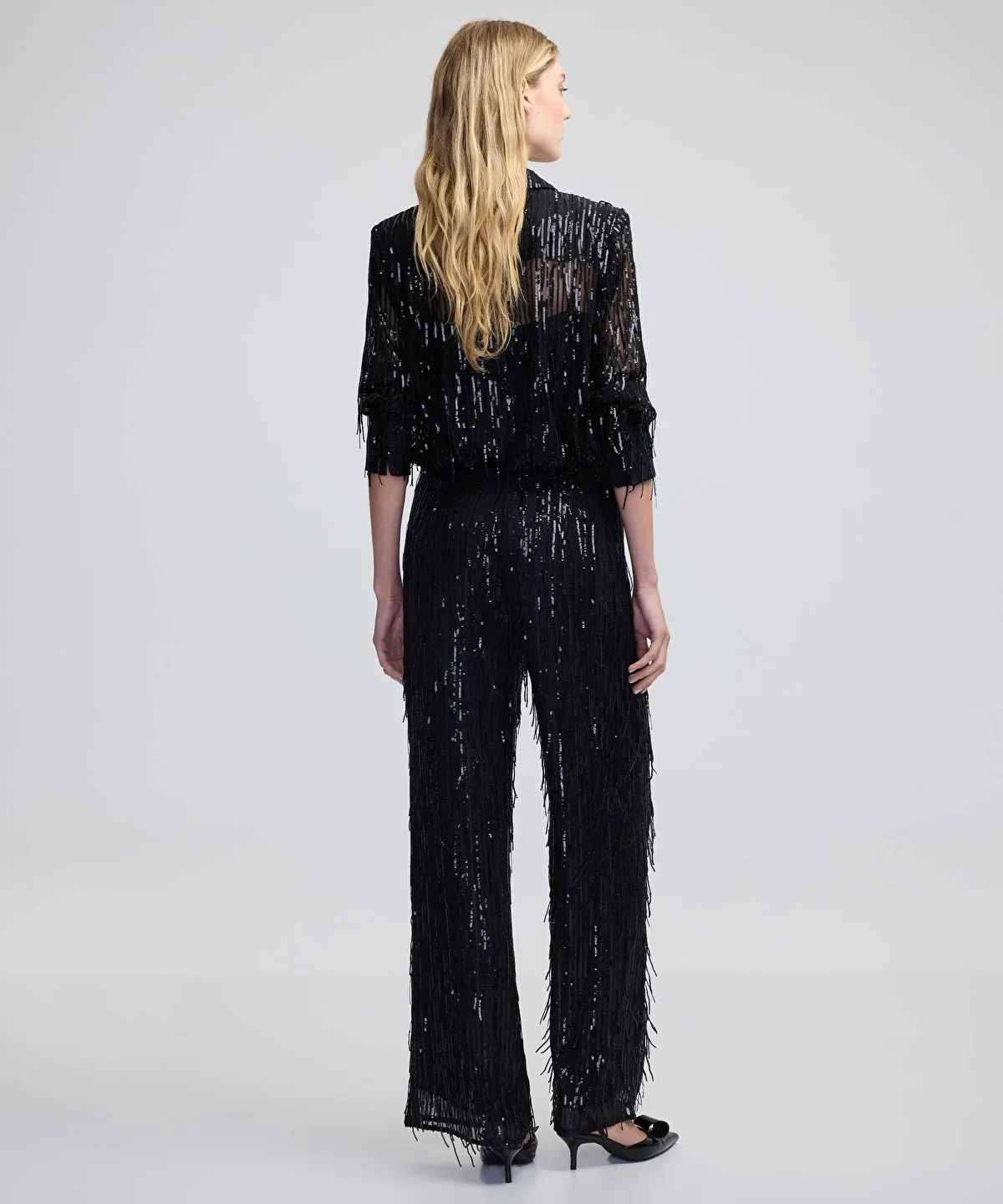 Ipekyol Sequined Trousers Black