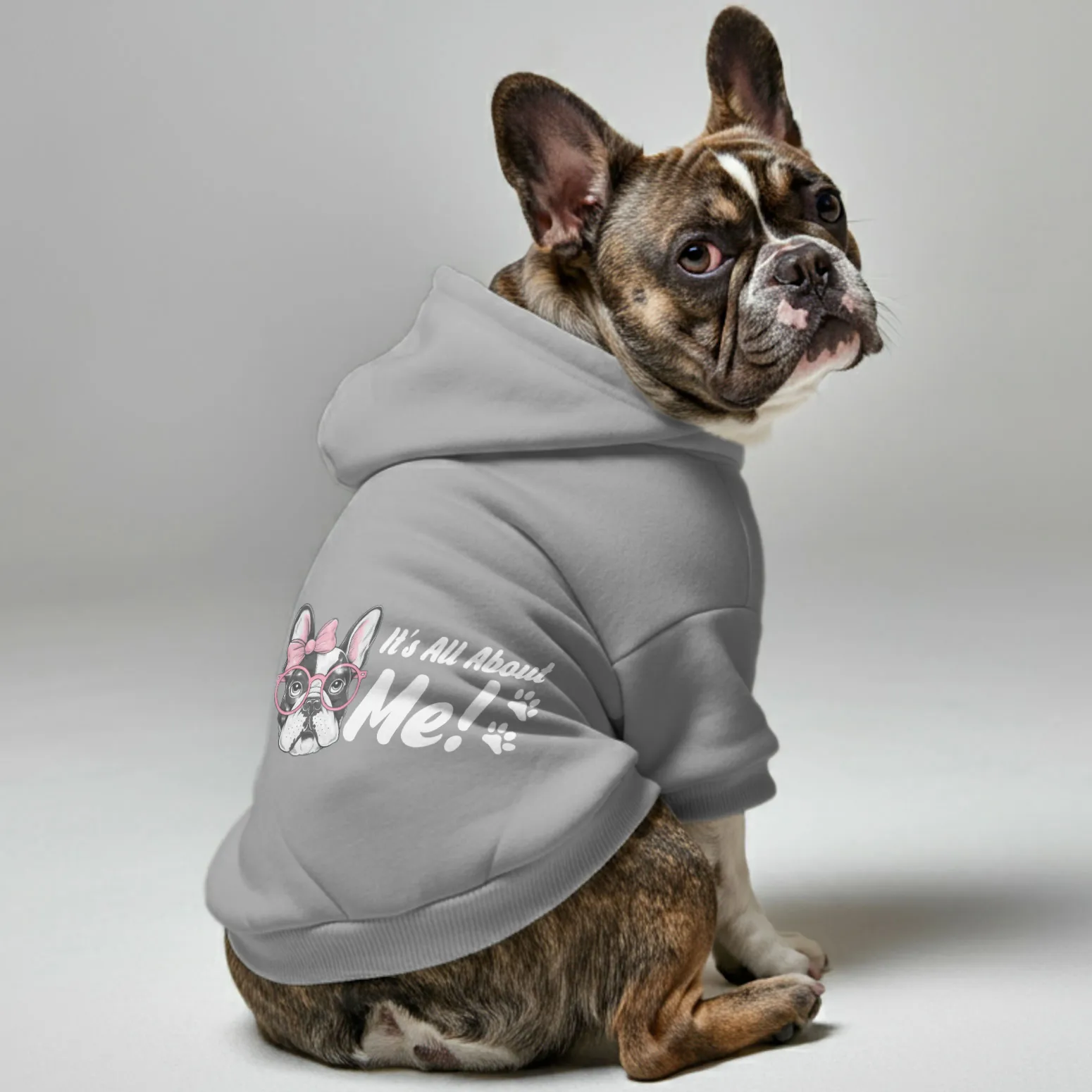 Its All About Me! - Personalized French Bulldog Hoodies with Funny Quotes – Stylish, Cozy, and Premium 100% Cotton