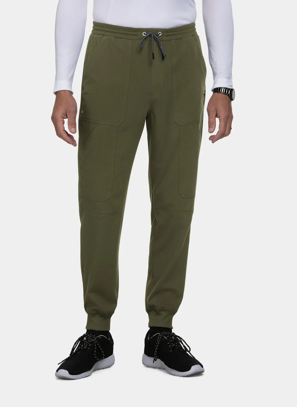 Koi Next Gen Day To Night Scrub Joggers - Olive