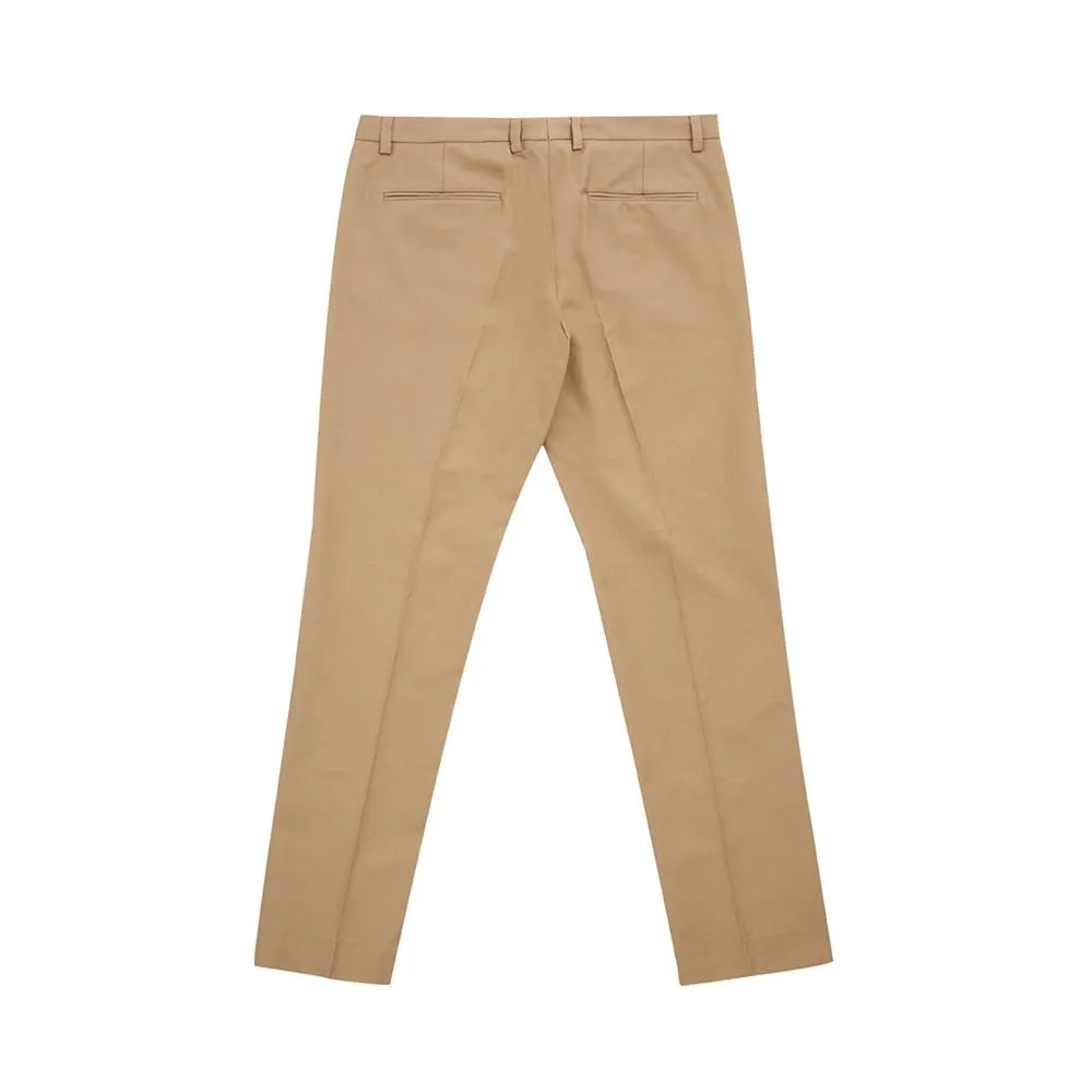 Lardini Elegant Brown Cotton Trousers for Women