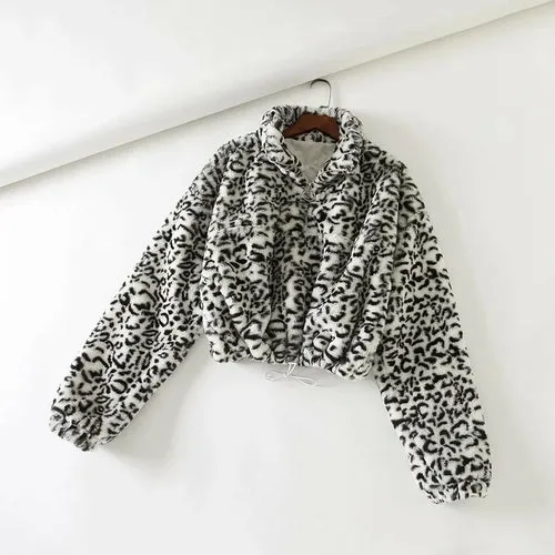 Leopard Printed Hoodies Sweatshirts