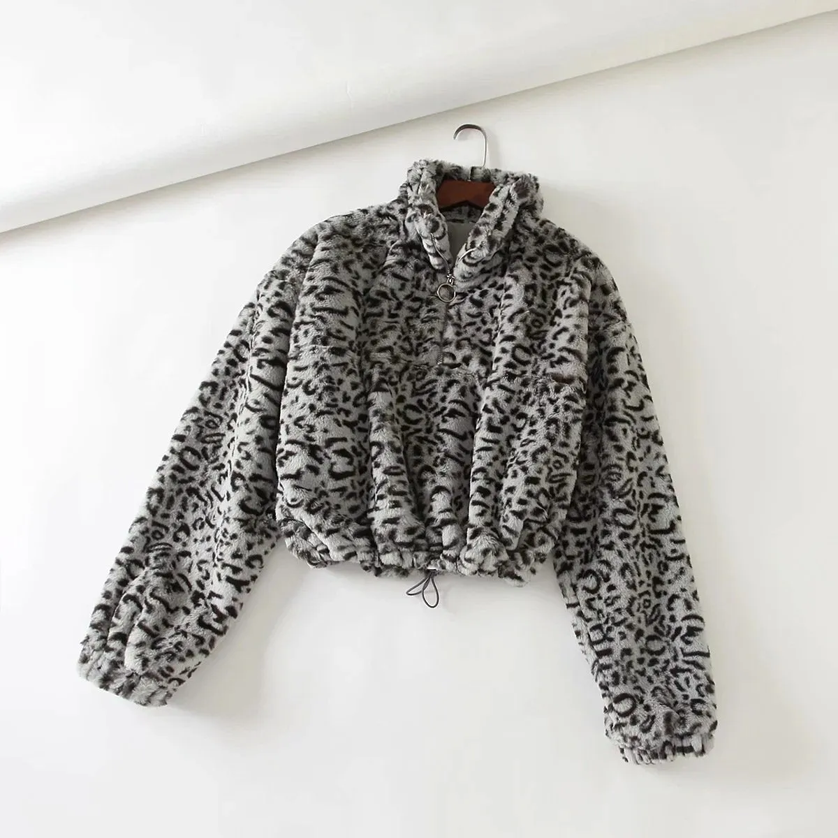 Leopard Printed Hoodies Sweatshirts