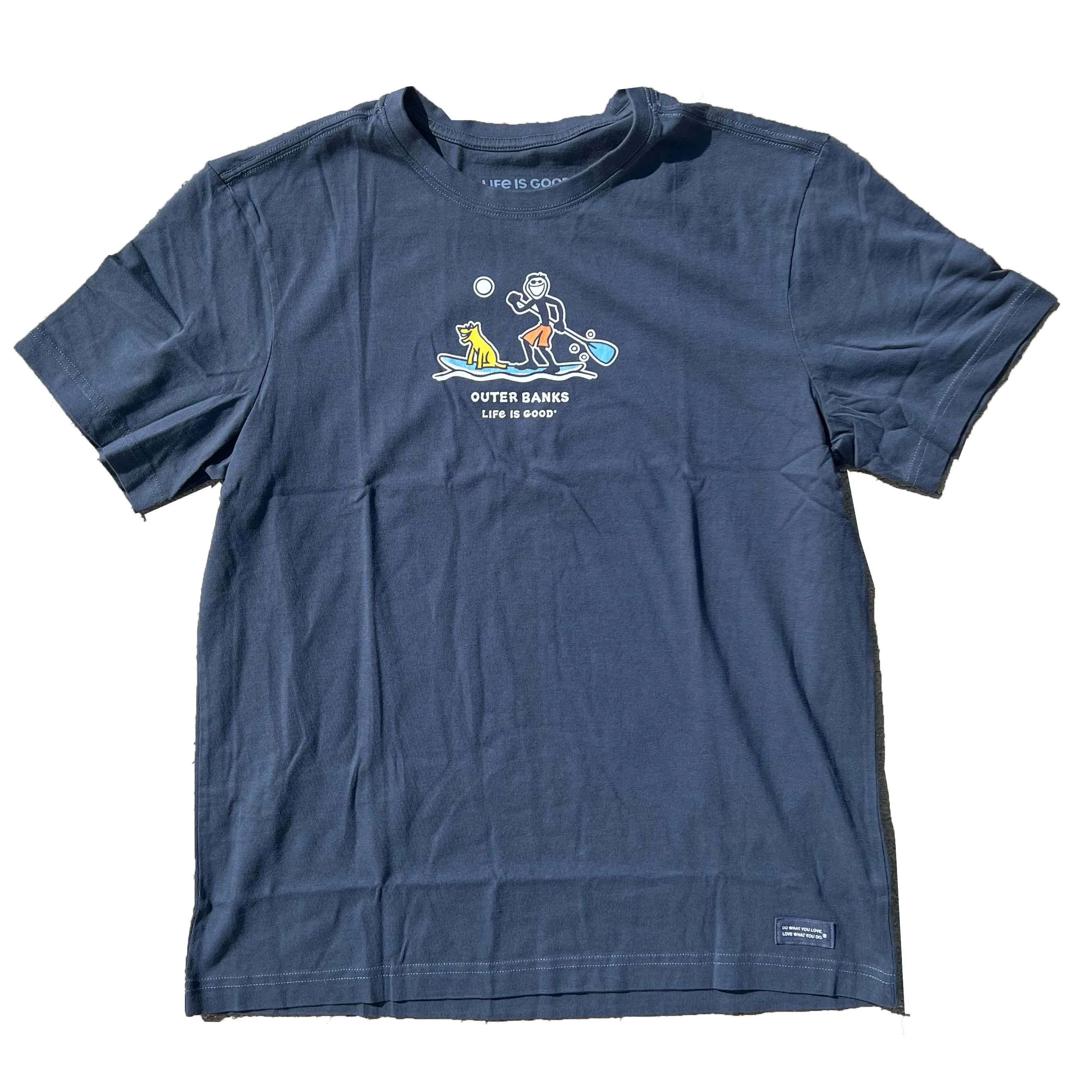 Life Is Good - Outer Banks Jake & Rocket Stand Up Paddle Board Tee