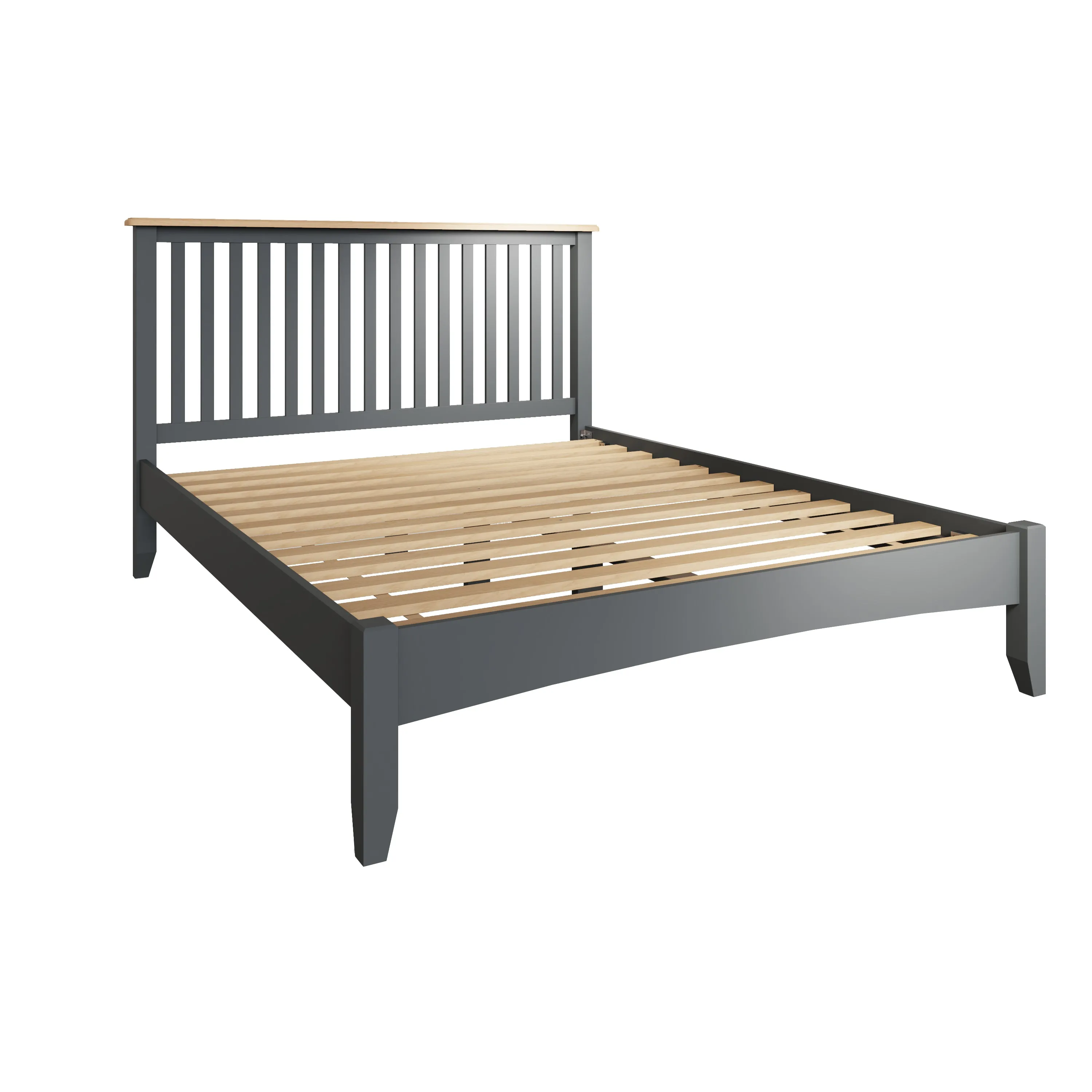 Malmesbury Grey Bed 5' King 166 x 214 x 110 cm