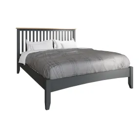 Malmesbury Grey Bed 5' King 166 x 214 x 110 cm