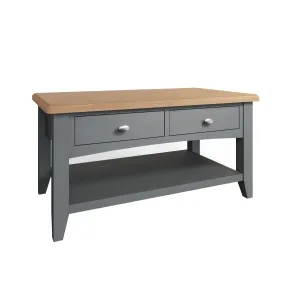 Malmesbury Grey Coffee Table Large 90 x 50 x 45 cm