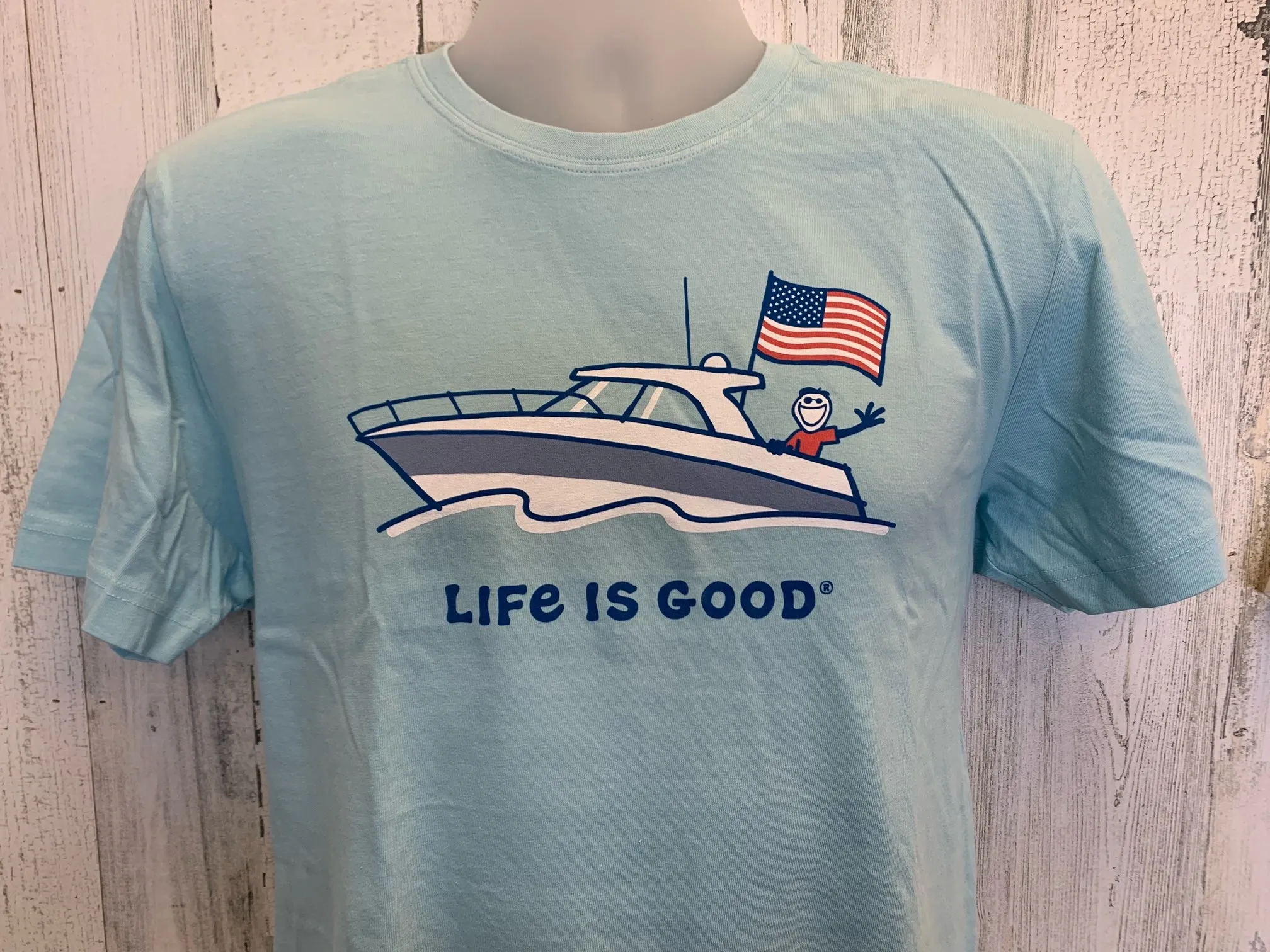 Men's Jake Power Boat USA Short Sleeve Tee