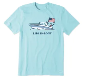 Men's Jake Power Boat USA Short Sleeve Tee