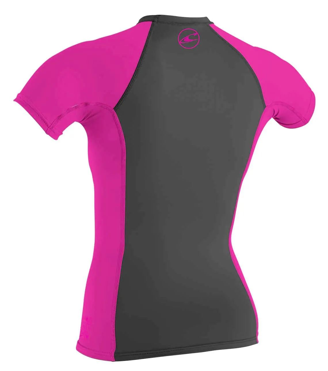 O'Neill girls rash tops - black berry