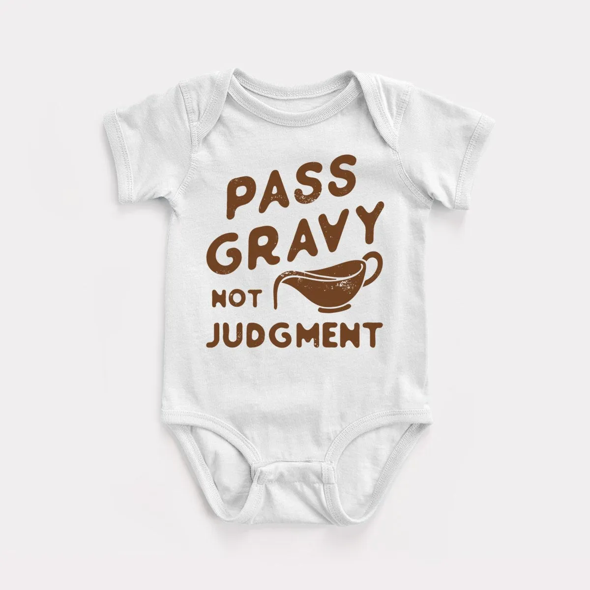 Pass Gravy Not Judgment Baby Bodysuit