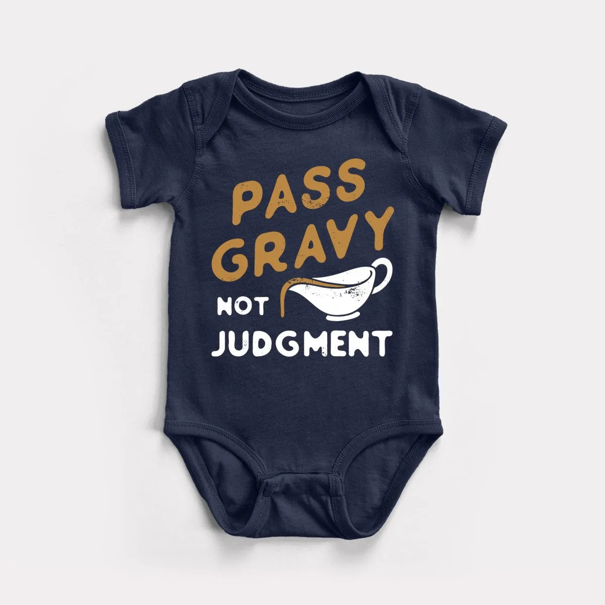 Pass Gravy Not Judgment Baby Bodysuit