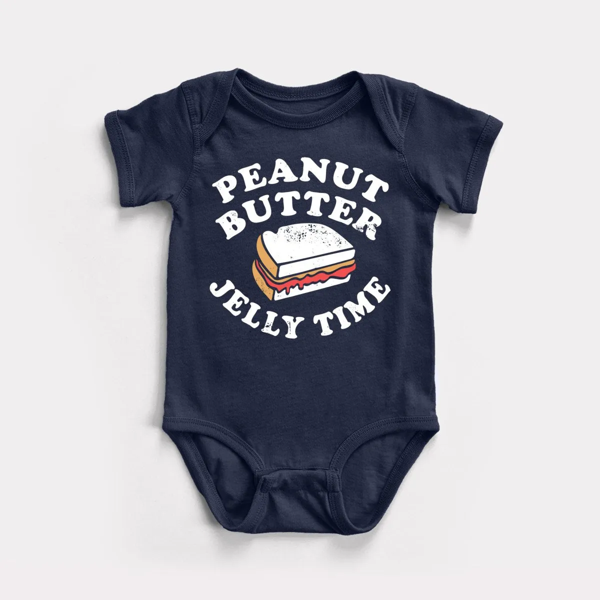 Peanut Butter Jelly Time Baby Bodysuit