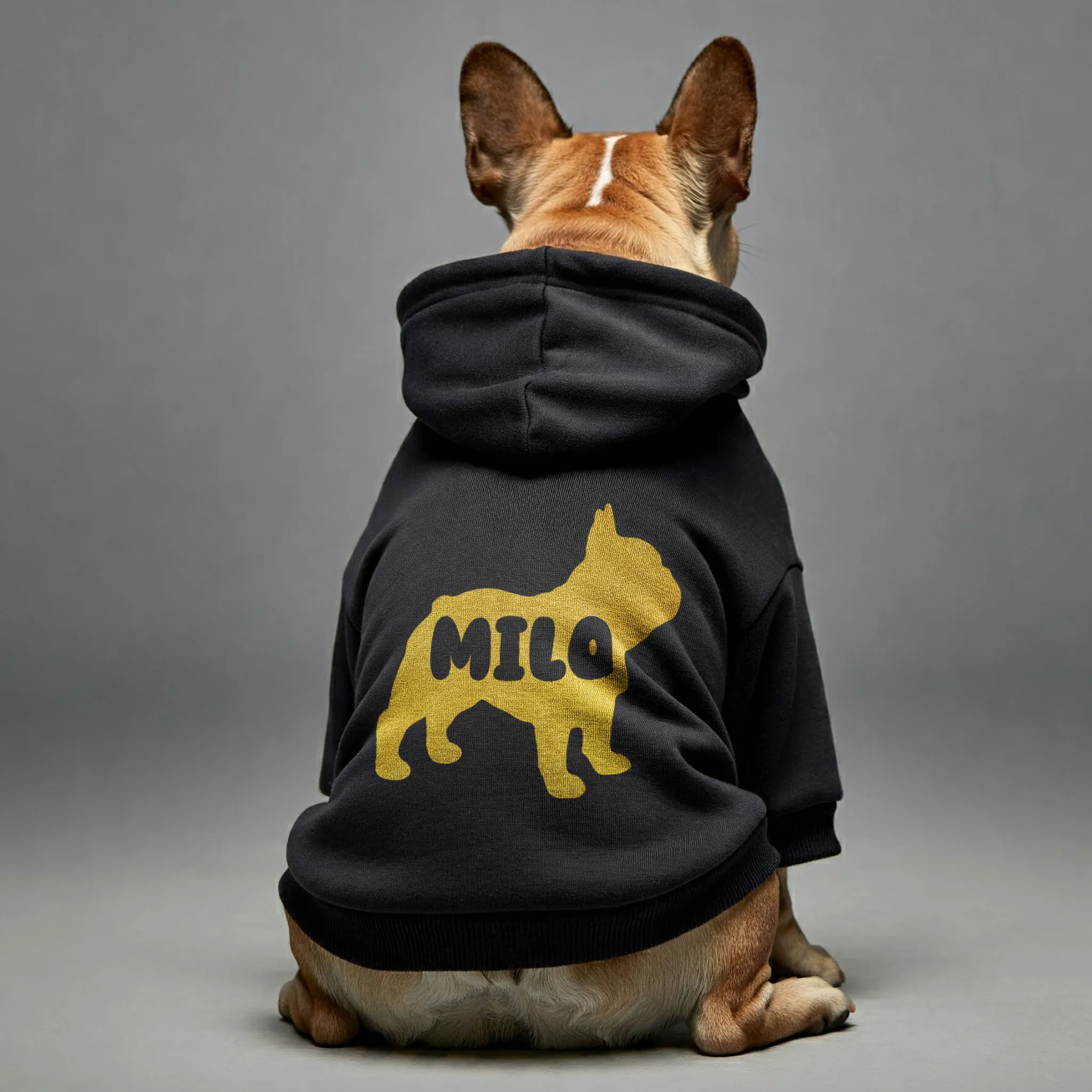 Personalized French Bulldog Hoodies with Funny Quotes and Custom Name – Stylish, Cozy, and Premium 100% Cotton