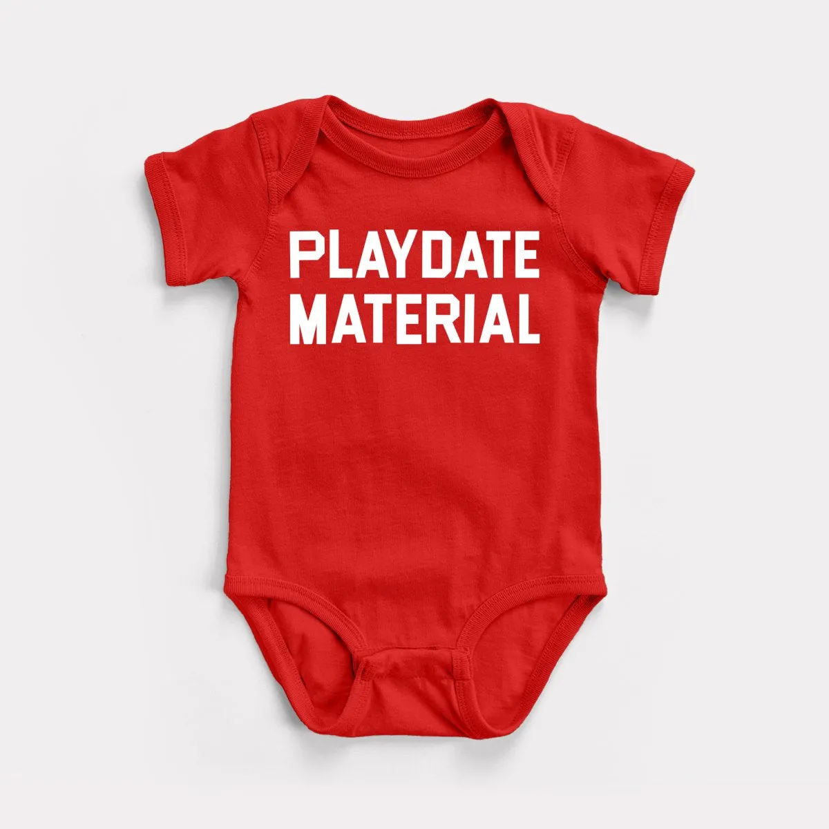 Playdate Material Baby Bodysuit